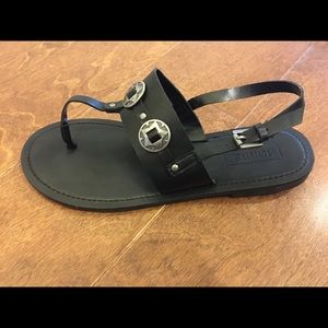 NWT Black boho sandals